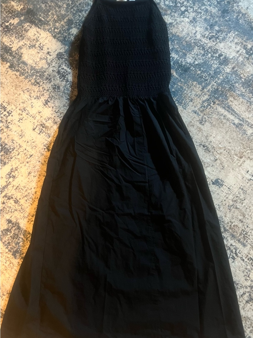 Universal Thread Black Halter Maxi Dress